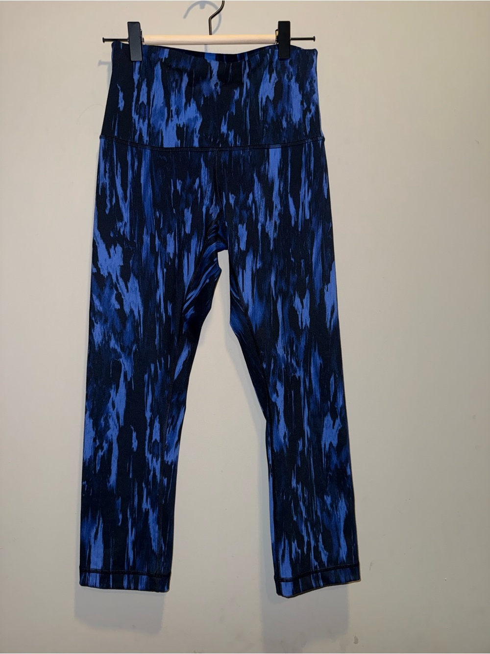 lululemon athletica Blue & Black Patterned High-Rise Leggings